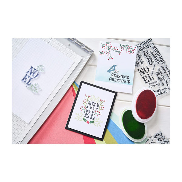 Sizzix Clear Stamps Set 13/Pkg By Catherine Pooler - Greetings Of The Season*