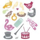 Sizzix Framlits Die Set 23/Pkg By Catherine Pooler - 12 Days of Christmas