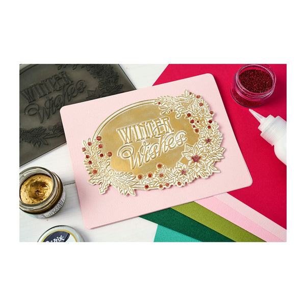 Sizzix Thinlits Die Set 14/Pkg By Jen Long - Winter Wishes