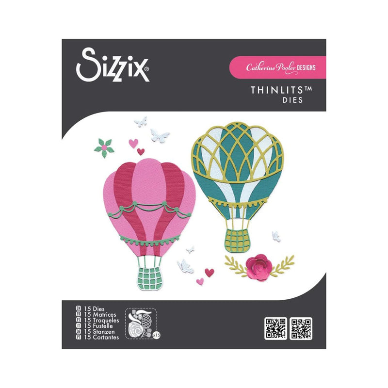 Sizzix Thinlits Die Set By Catherine Pooler 15/Pkg - Floating Fancy