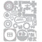 Sizzix Thinlits Die Set 37/Pkg by Tim Holtz - Vault Industrial