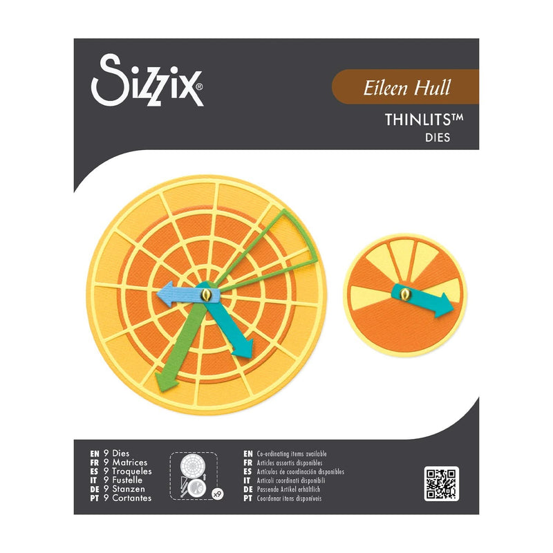 Sizzix Thinlits Dies By Eileen Hull 9/Pkg - Rainbow Wheels