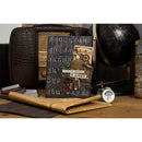 Sizzix 3D Texture Fades Embossing Folder A5 By Tim Holtz - Typewriter