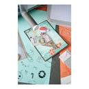 Sizzix Clear Stamps Set 8/Pkg w/ 6/Pkg Framelits Die Set by 49 and Market - Letter Drop