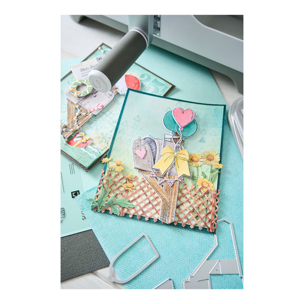 Sizzix Clear Stamps Set 13/Pkg w/ 11/Pkg Framelits Die Set by 49 & Market - Sweet Drop