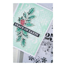 Sizzix Clear Stamps Set 11/Pkg by 49 & Market - Holiday Textures