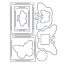 Sizzix Clear Stamps Set 11/Pkg w/ 10/Pkg Framelits Die Set by 49 & Market - Postage Wings