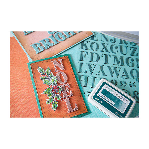Sizzix Clear Stamps Set 36/Pkg by 49 and Market - Lino Type