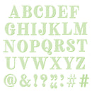 Sizzix Clear Stamps Set 36/Pkg by 49 and Market - Lino Type