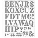 Sizzix Clear Stamps Set 36/Pkg by 49 and Market - Lino Type