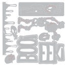 Sizzix Thinlits Die Set 10/Pkg  by Tim Holtz - Vault Frights + Bones