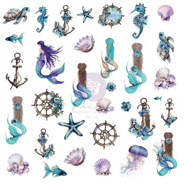Prima Marketing A Mermaid's Tale Ephemera 66/Pkg Mermaid's Treasures