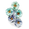 Prima Marketing Flowers 5/Pkg Ocean Mist, A Mermaid's Tale