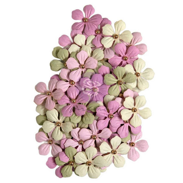 Prima Marketing Paper Flowers 60/Pkg Serene Petals - Pastel Whispers^