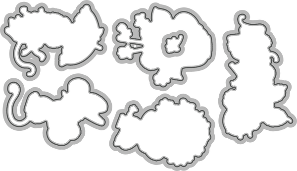 Poppy Crafts Cutting Dies & Stamp Set