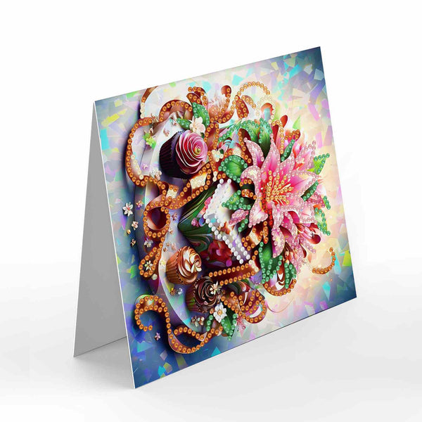 Poppy Crafts Diamond Art Greeting Card Kit