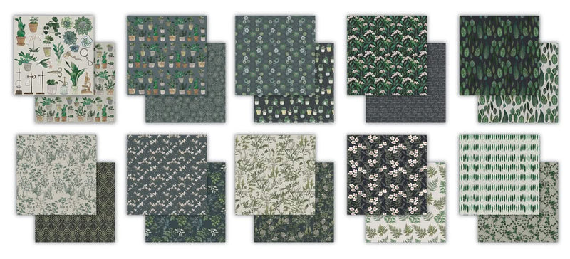 Craft Consortium Double-Sided Paper Pad 12"X12" 30/Pkg Botany Boutique*