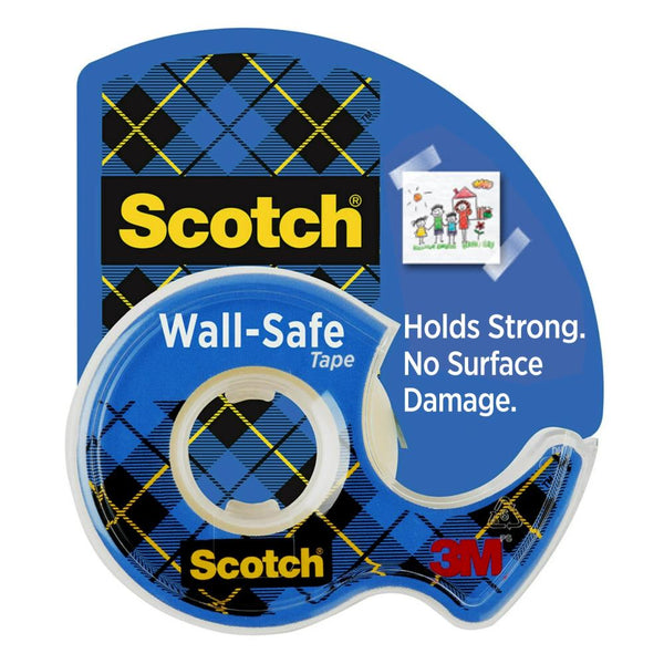 Scotch Wall-Safe Tape .75"X650"