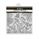Stamperia Stencil 7"x 7" - Forest - Abstract Flowers*