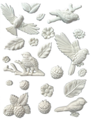 Stamperia Silicone Mold A5 - Forest - Birds*