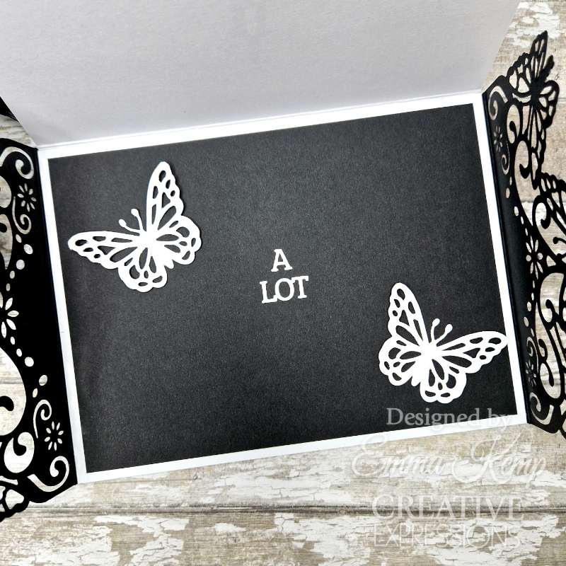 Creative Expressions Craft Dies By Sue Wilson  - Shadowed Stacked Sentiment - Thanks*