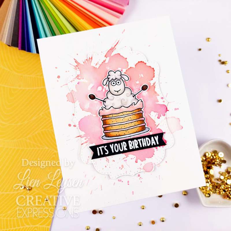 Creative Expressions Jane's Doodles Clear Stamp 4"x 6" - Partytime*