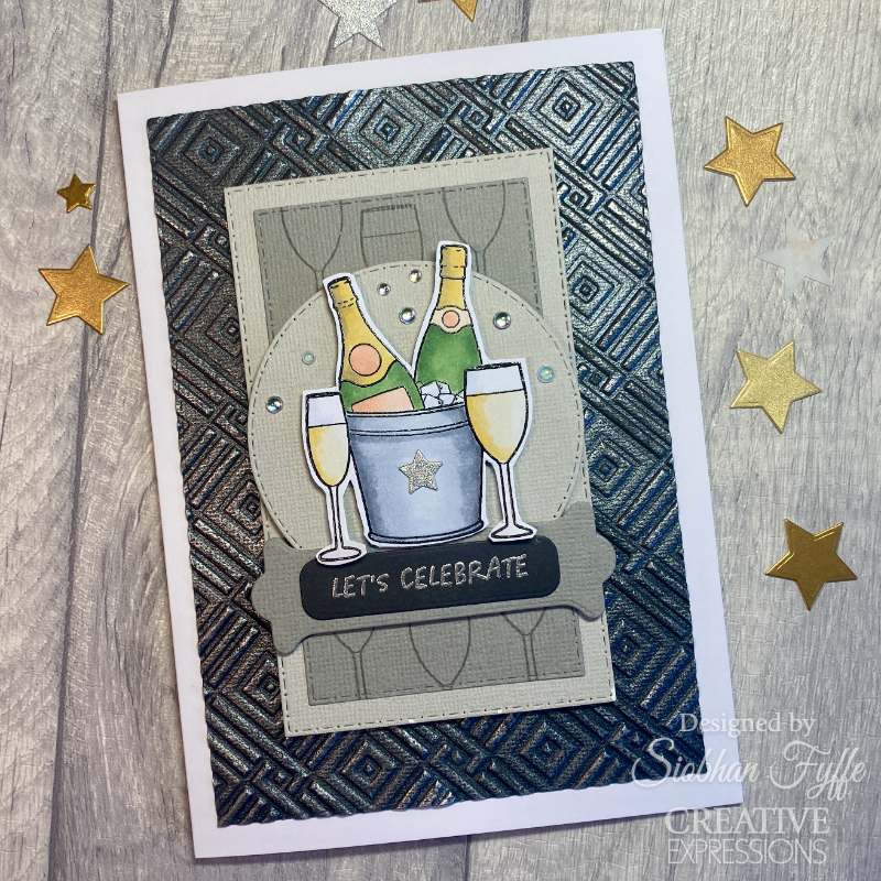 Creative Expressions Jane's Doodles Clear Stamp 4"x 6" - Celebrate*