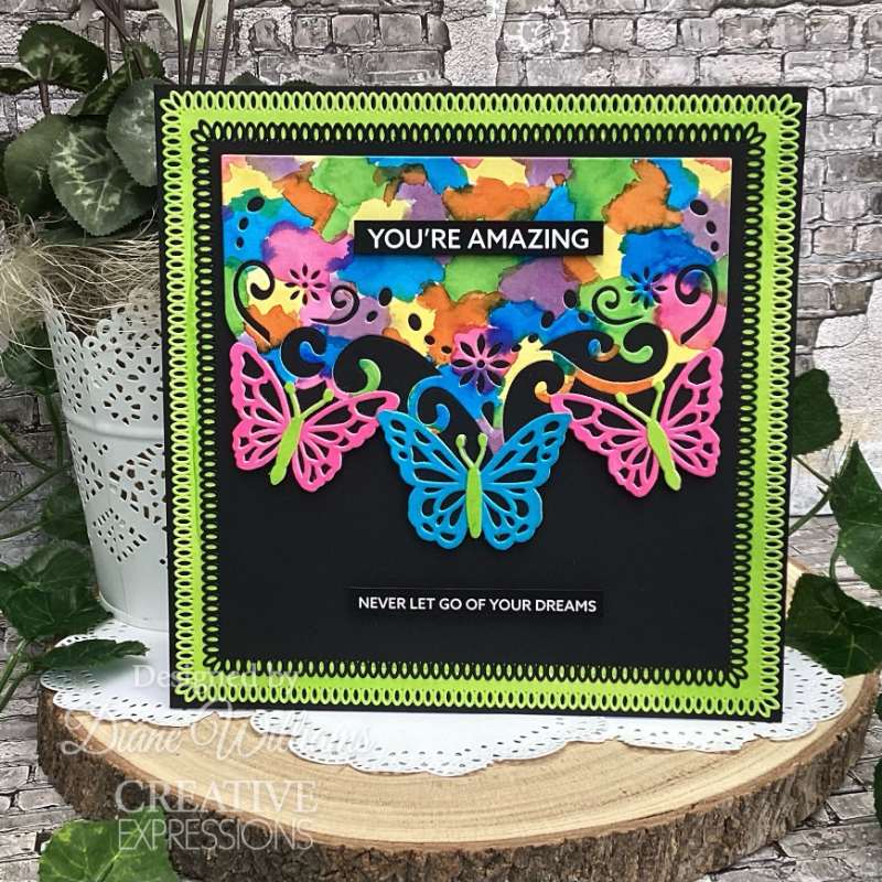 Creative Expressions Cover Plate Craft Die By Sue Wilson - Frames & Tags - Butterfly Breeze