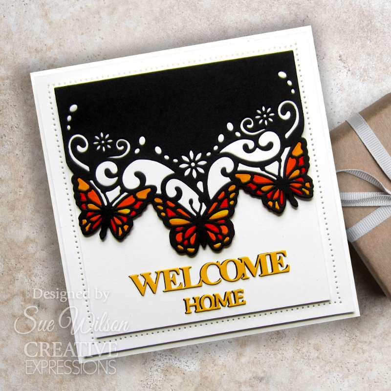Creative Expressions Cover Plate Craft Die By Sue Wilson - Frames & Tags - Butterfly Breeze