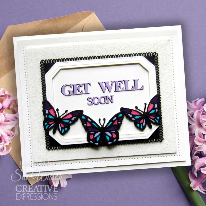 Creative Expressions Cover Plate Craft Die By Sue Wilson - Frames & Tags - Butterfly Breeze