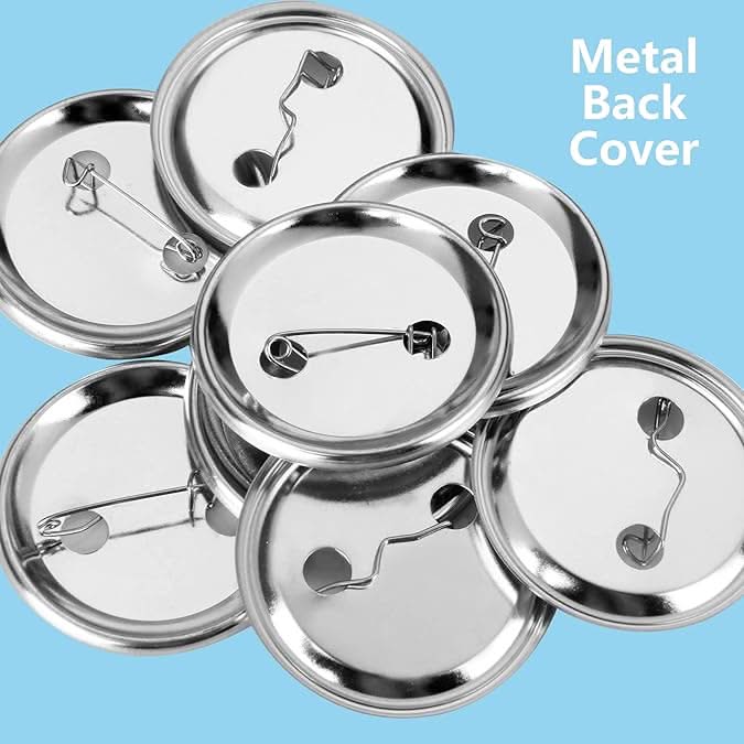 Universal Crafts Button Press Blank Buttons 100 Pack - 58mm