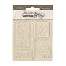 Stamperia Decorative Chips 5.5"x 5.5" - Create Happiness Dewdrops - Stamps