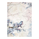 Stamperia Rice Paper Sheet A4 - Create Happiness Dewdrops - Bird