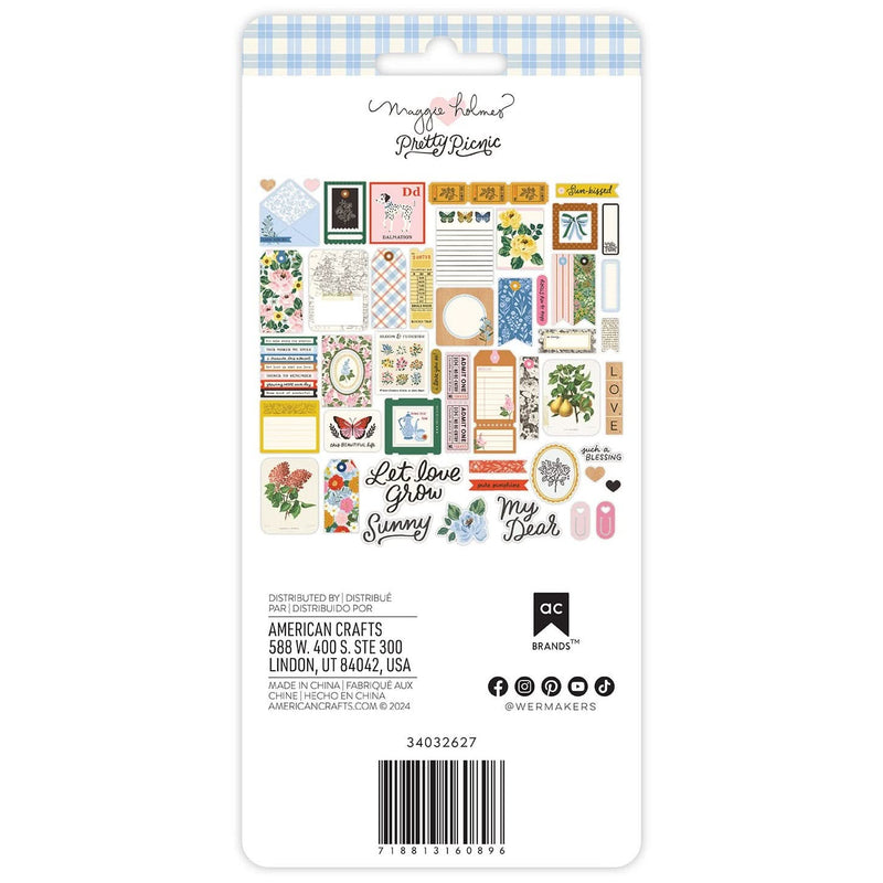 Maggie Holmes - Pretty Picnic Collection - Ephemera - Journaling