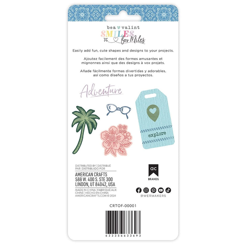 Bea Valint - Smiles For Miles Collection - Clear Photopolymer Stamps and Dies