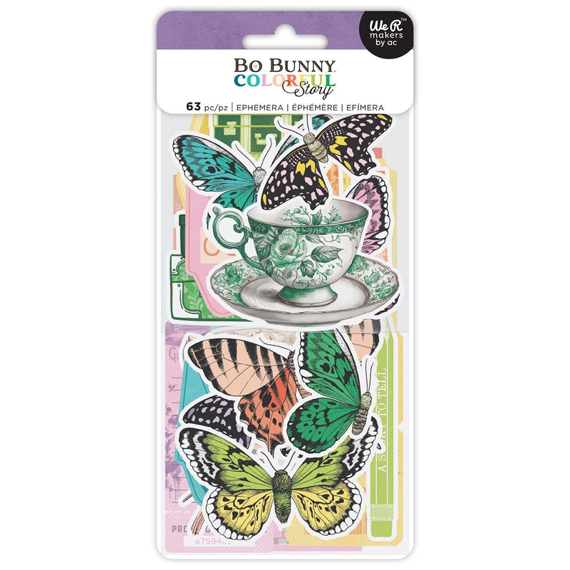 BoBunny - Colorful Story Collection - Ephemera - Icons