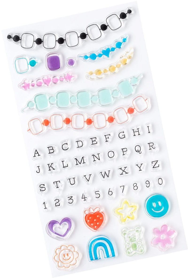 American Crafts Shimelle Live the Dream Friendship Stamps 53 pieces