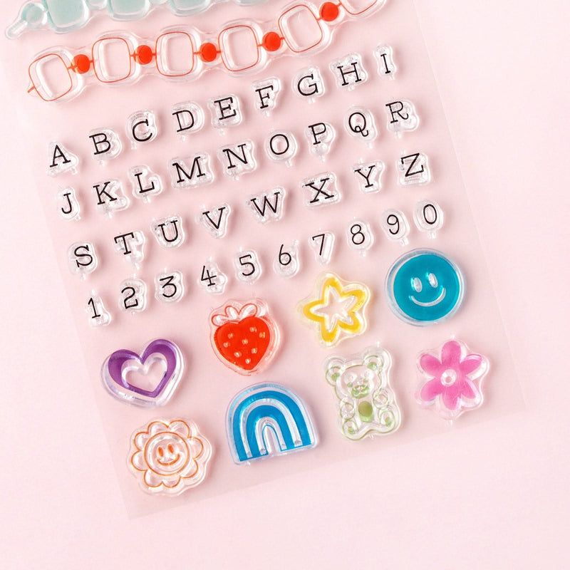American Crafts Shimelle Live the Dream Friendship Stamps 53 pieces