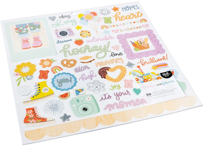 Shimelle Laine - Live The Dream Collection - 12 x 12 Foam Stickers