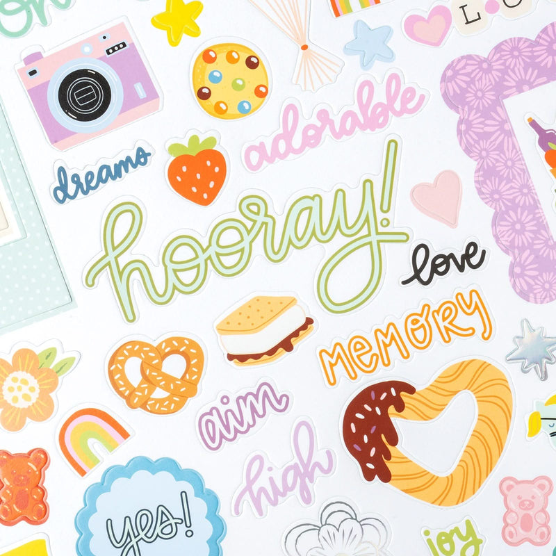 Shimelle Laine - Live The Dream Collection - 12 x 12 Foam Stickers