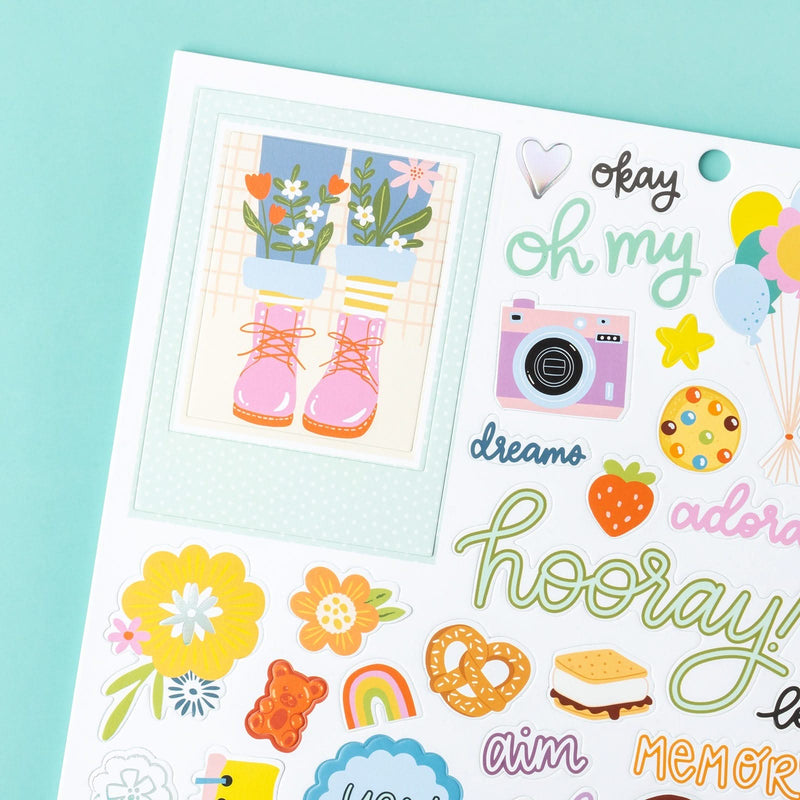 Shimelle Laine - Live The Dream Collection - 12 x 12 Foam Stickers