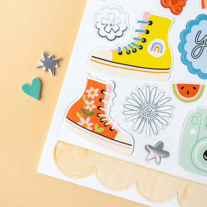Shimelle Laine - Live The Dream Collection - 12 x 12 Foam Stickers