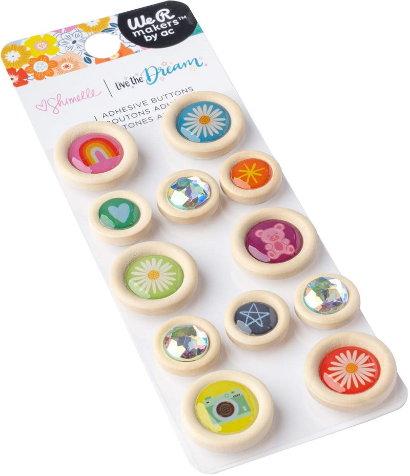 Shimelle Laine - Live The Dream Collection - Adhesive Buttons