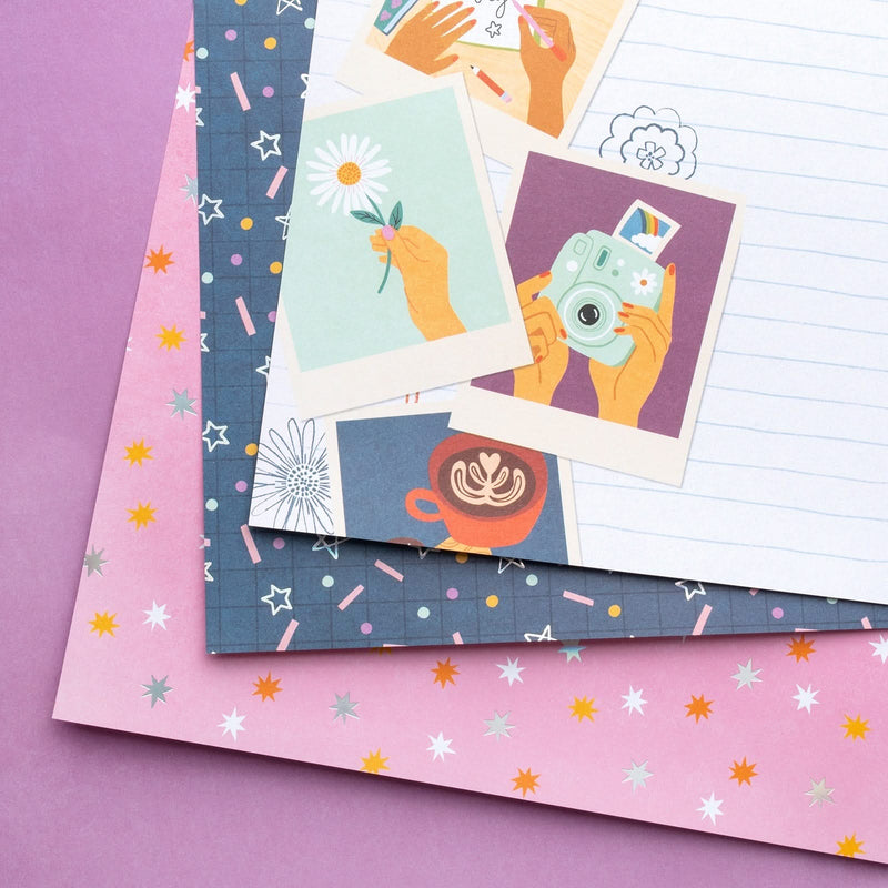 Shimelle Laine - Live The Dream Collection - 12 x 12 Project Pad - 262 pieces