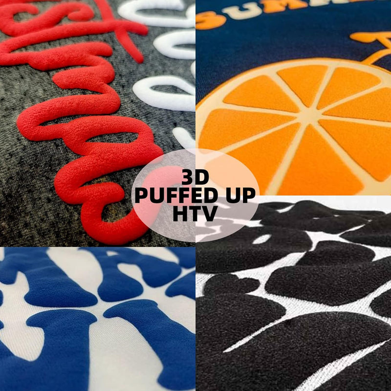 Poppy Crafts Heat Transfer Puffy Vinyl - Dark Blue*