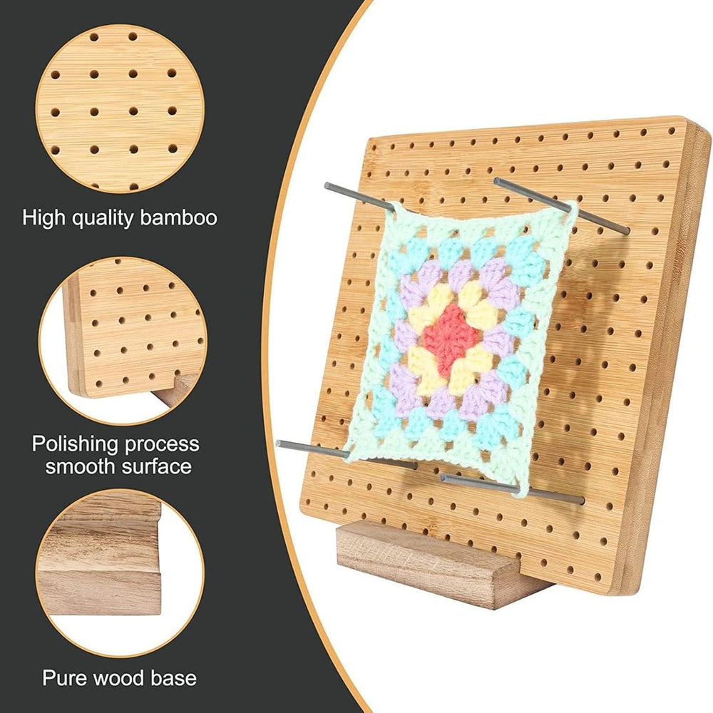 Universal Crafts Bamboo Crochet Square Blocking Board – CraftOnline