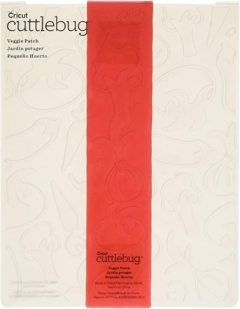 Cuttlebug A2 Embossing Folder/Border Set - Veggie Patch