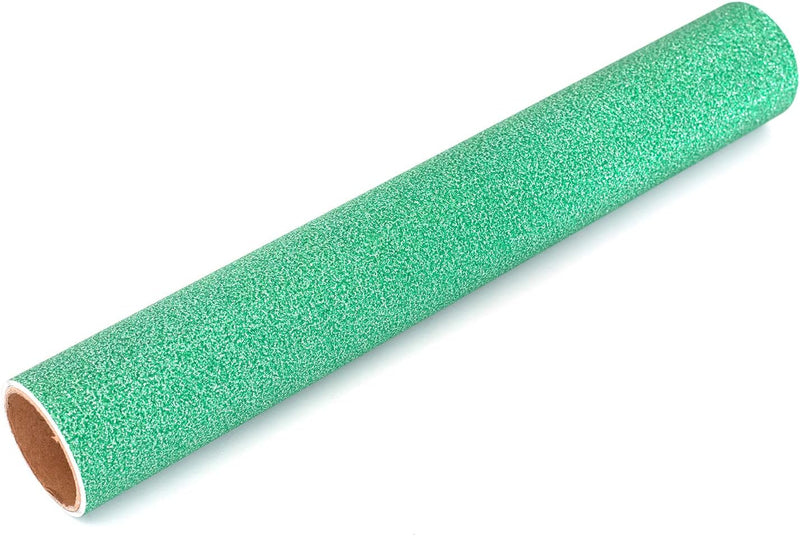 American Crafts Adhesive Vinyl 12"X48" - Evergreen Glitter*