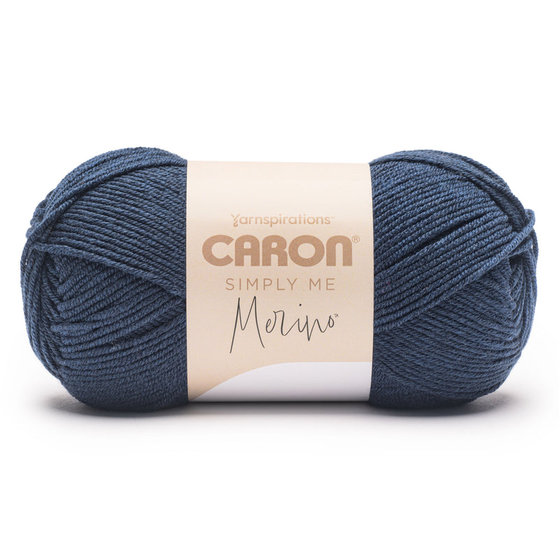 Caron Simply Me Yarn Merino - Deep Water Heather