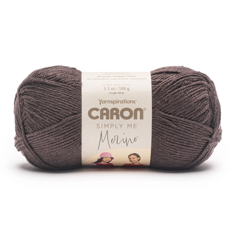 Caron Simply Me Yarn Merino - Cocoa Bean Heather